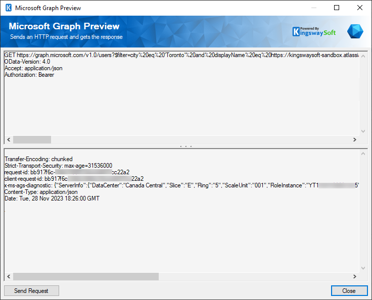 SSIS Microsoft Graph Source component - Preview